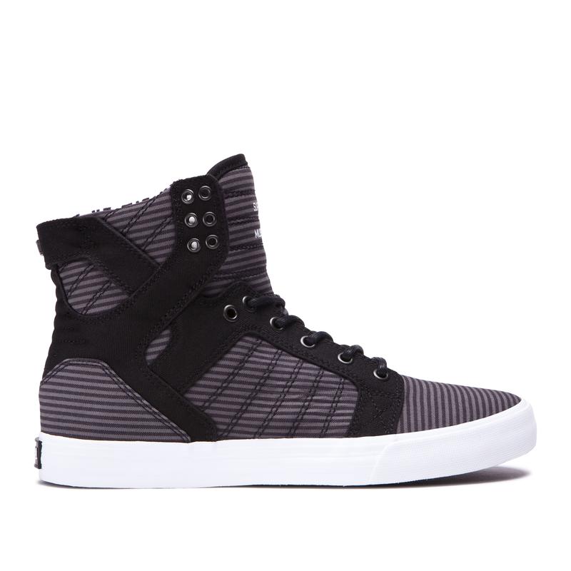 Supra SKYTOP Sneaker High Damen Schwarz / Grau Online Kaufen KMYBR3876